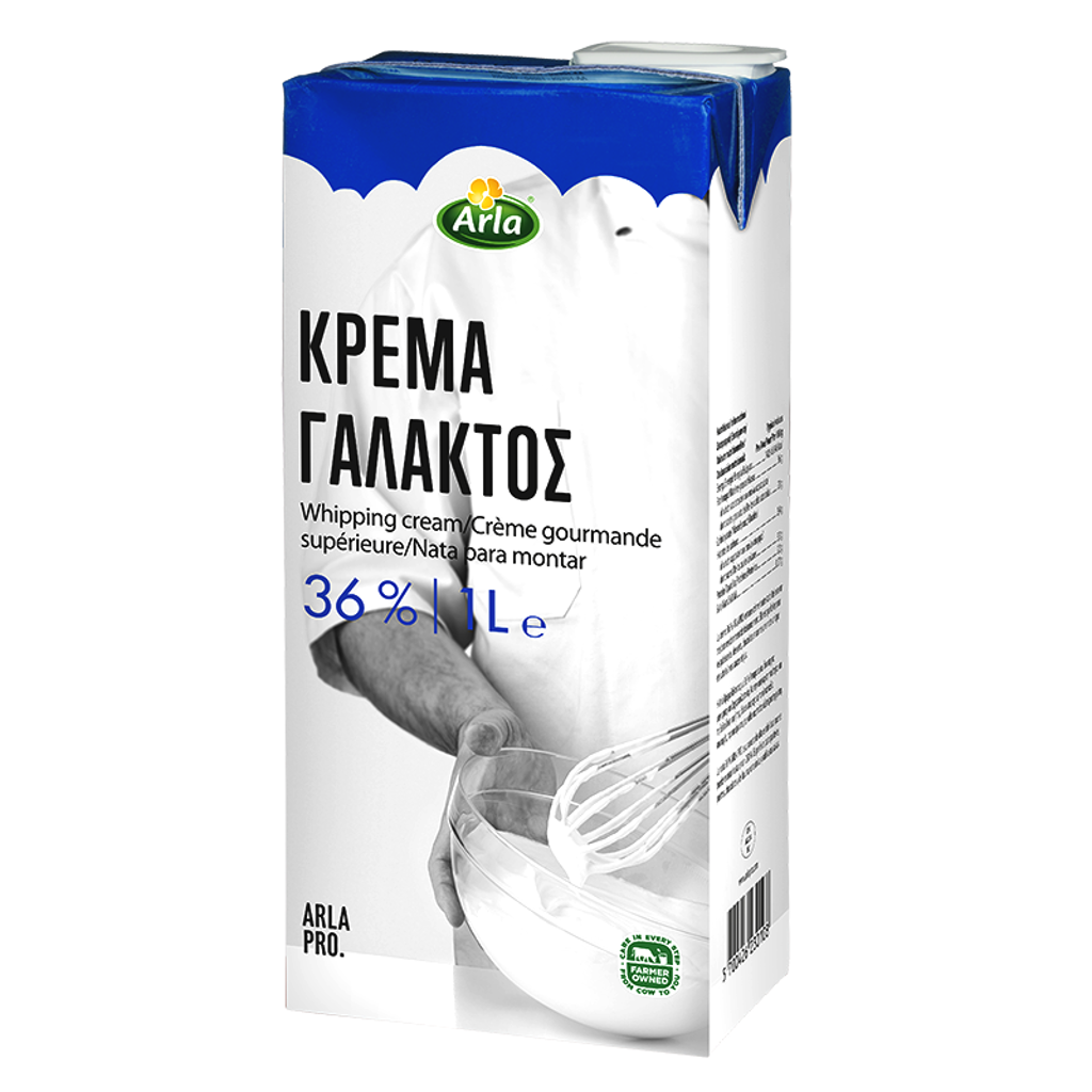 Κρέμα Γάλακτος 36% ARLA Pro 1lt